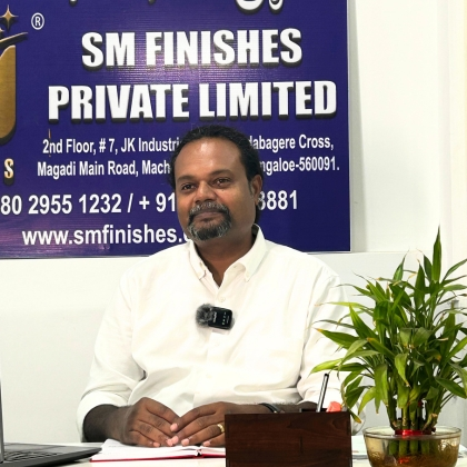 William Anthony Raj - Founder & Managing Partner, S M FINISHES